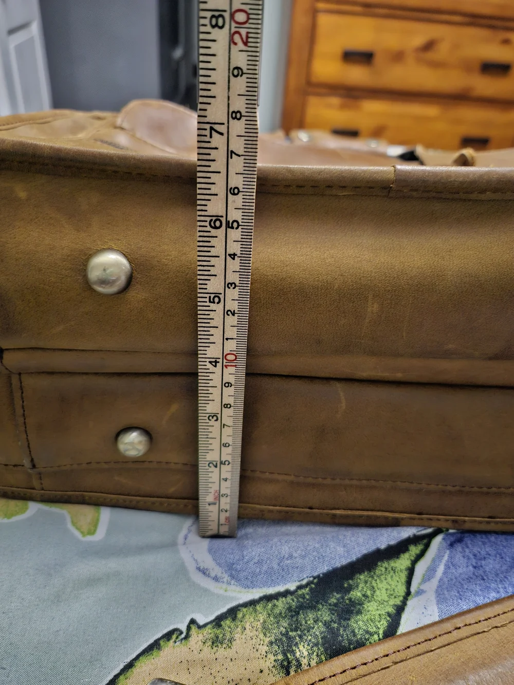 Western leather goods​ beast of burden – western large leather briefcase